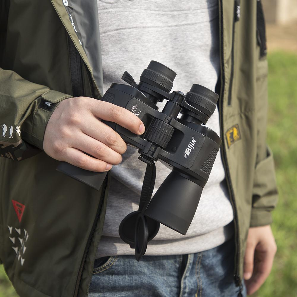 Binoculars with 8-24x Zoom Porro Prism Lens and 50mm Objective Glass