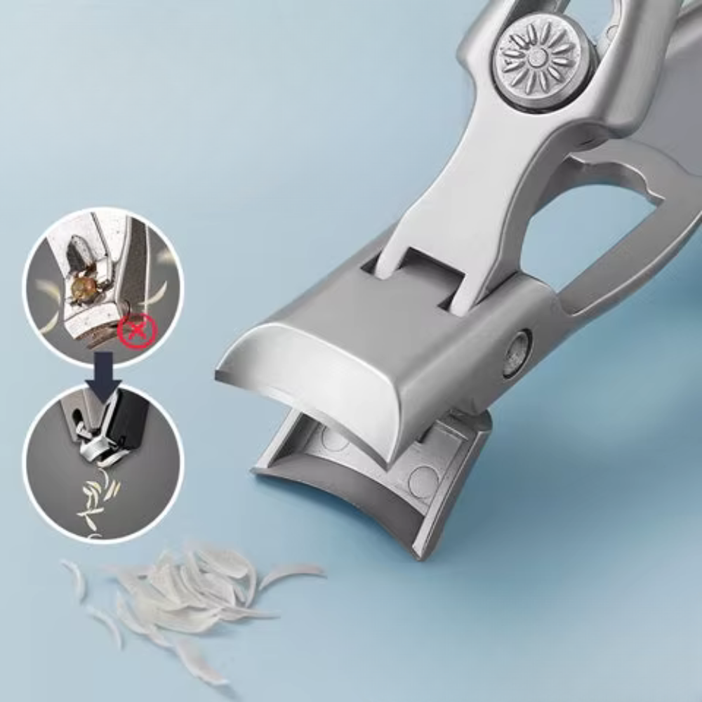 Mens Nail Clipper & File - Ultra Sharp & Portable