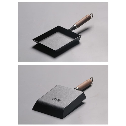 Cast Iron Skillet Pan Rectangular Japanese Tamagoyaki Egg Maker
