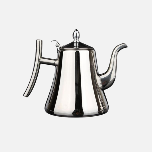 Stainless Steel Teapot With Filter, Induction Tea Kettle Cooker With Stainless Steel Lid
