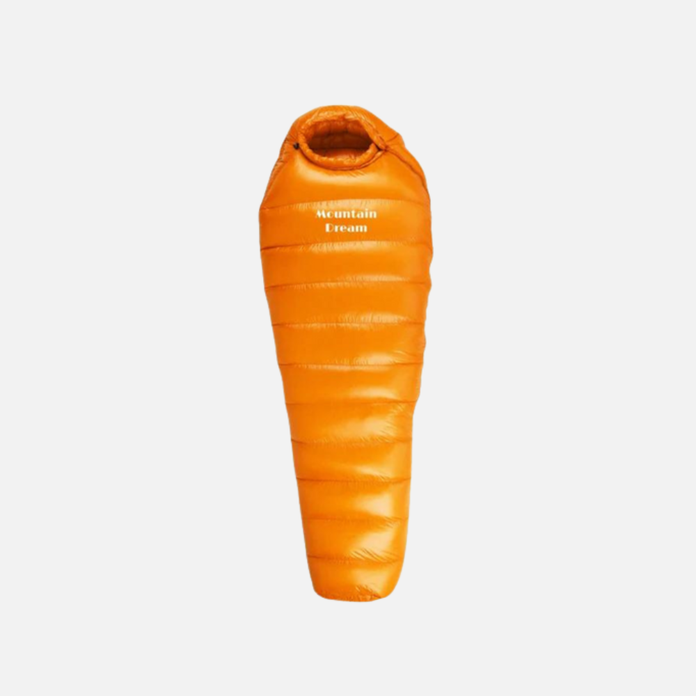 Hiking Sleeping Bag with White Goose Down for Winter Cold Weather Gear