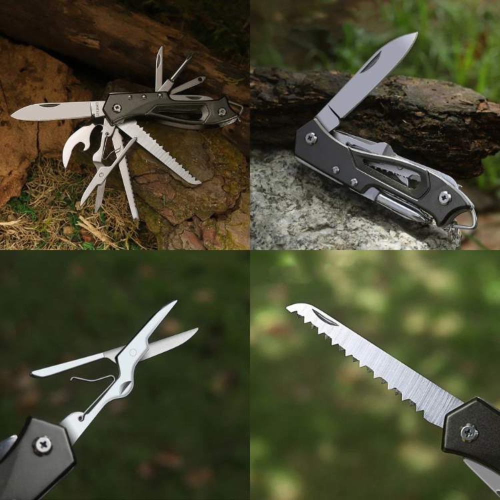 Multi Tool 14 in 1 Pocket Knife for Camping, Fishing and Hiking Utility
