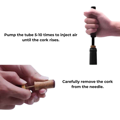 Air Pump Wine Opener, Pressure Bottle Opener
