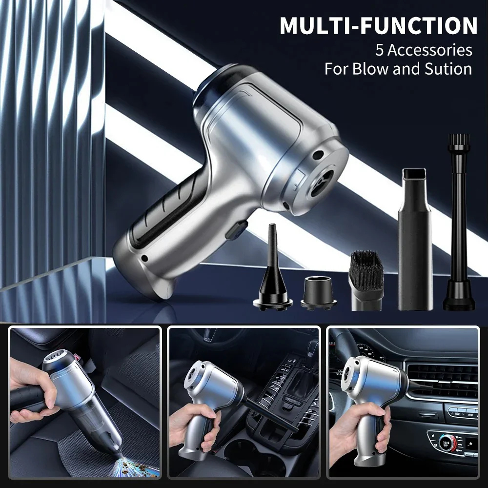 Portable Cordless Car & Home Vacuum Cleaner