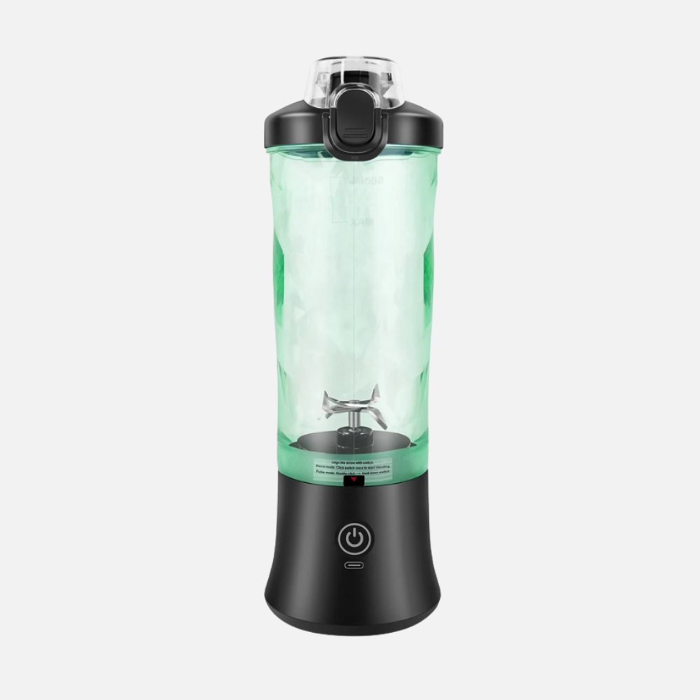 Smoothie Blender 2 in 1 Portable Electric Juicer and Mixer with 6 Blades