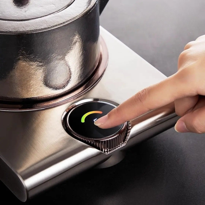 Portable Electric Ceramic Hot Plate - 1000W Power Boiling Water Heater