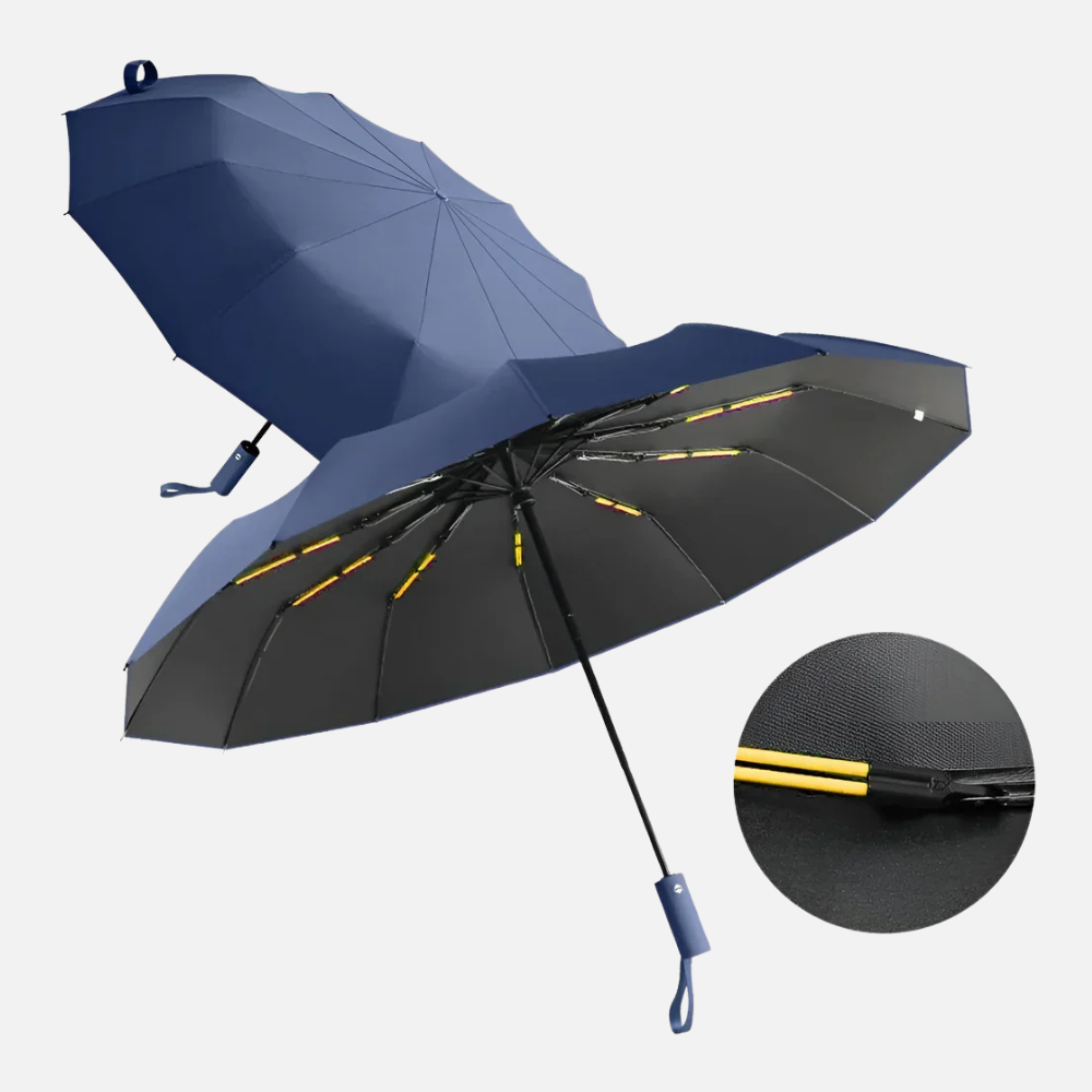 UV Umbrella Automatic Three Folding Double Bone Sun and Rain Protection