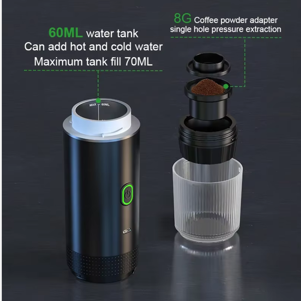 Portable Espresso Machine - Universally Compatible