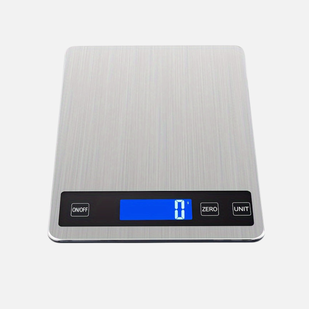 Digital Kitchen Scale 15kg High Capacity Rechargeable USB 1g Precision