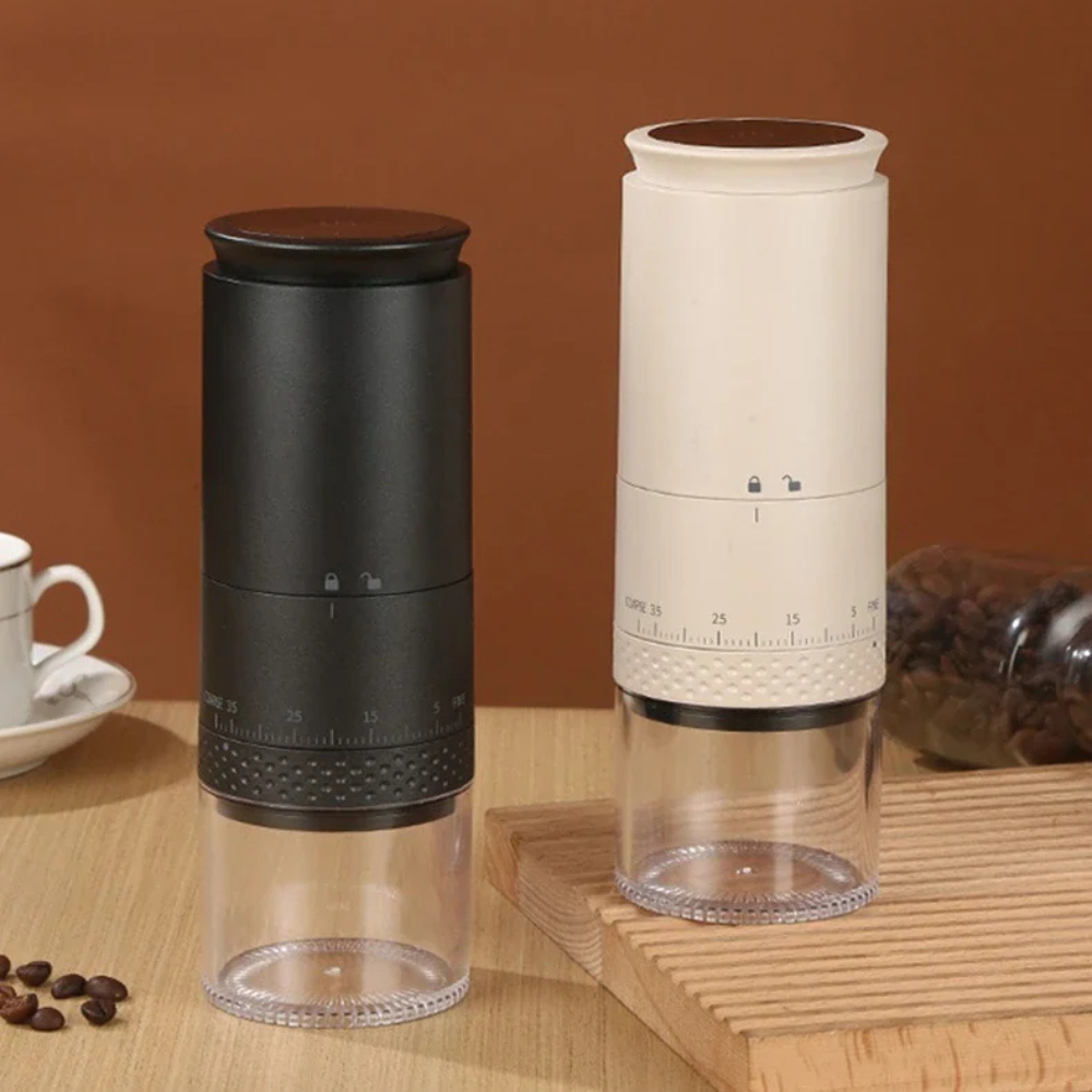 Electric Coffee Grinder with 38 Adjustable Grind Gears and USB-C Charging