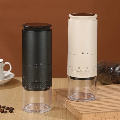 Electric Coffee Grinder with 38 Adjustable Grind Gears and USB-C Charging