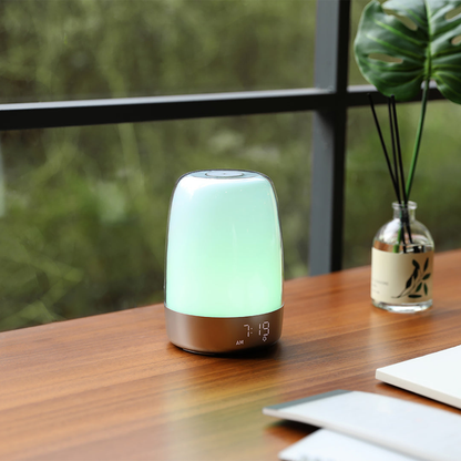 Sunrise Alarm Clock with 30 Minute Wake up Light and Natural Sound Array