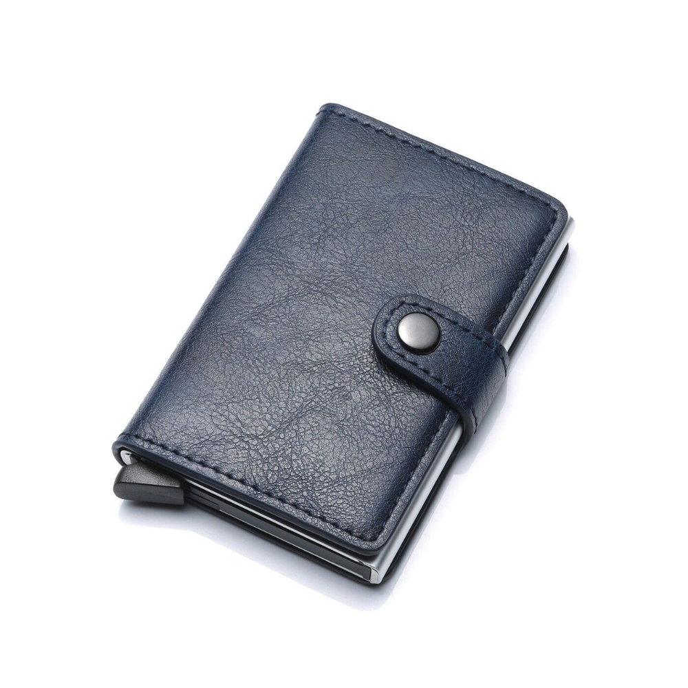 Wallet Card Holder RFID Blocking Aluminum Slim Minimalist Credit Pocket