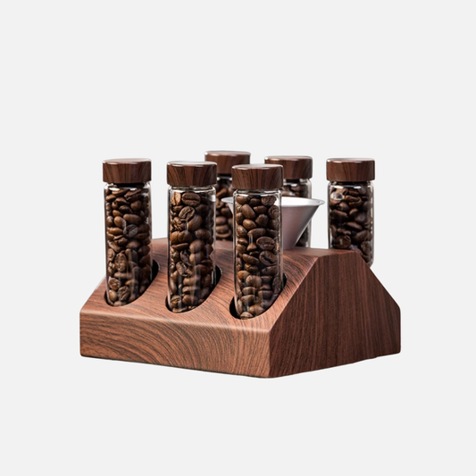 Coffee Bean Storage Test Tube Set - Countertop or Drawer Storage