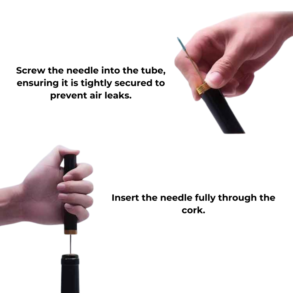 Air Pump Wine Opener, Pressure Bottle Opener