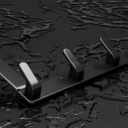 Over the Door Coat Rack with 5 Alloy Steel Utility Storage Hooks