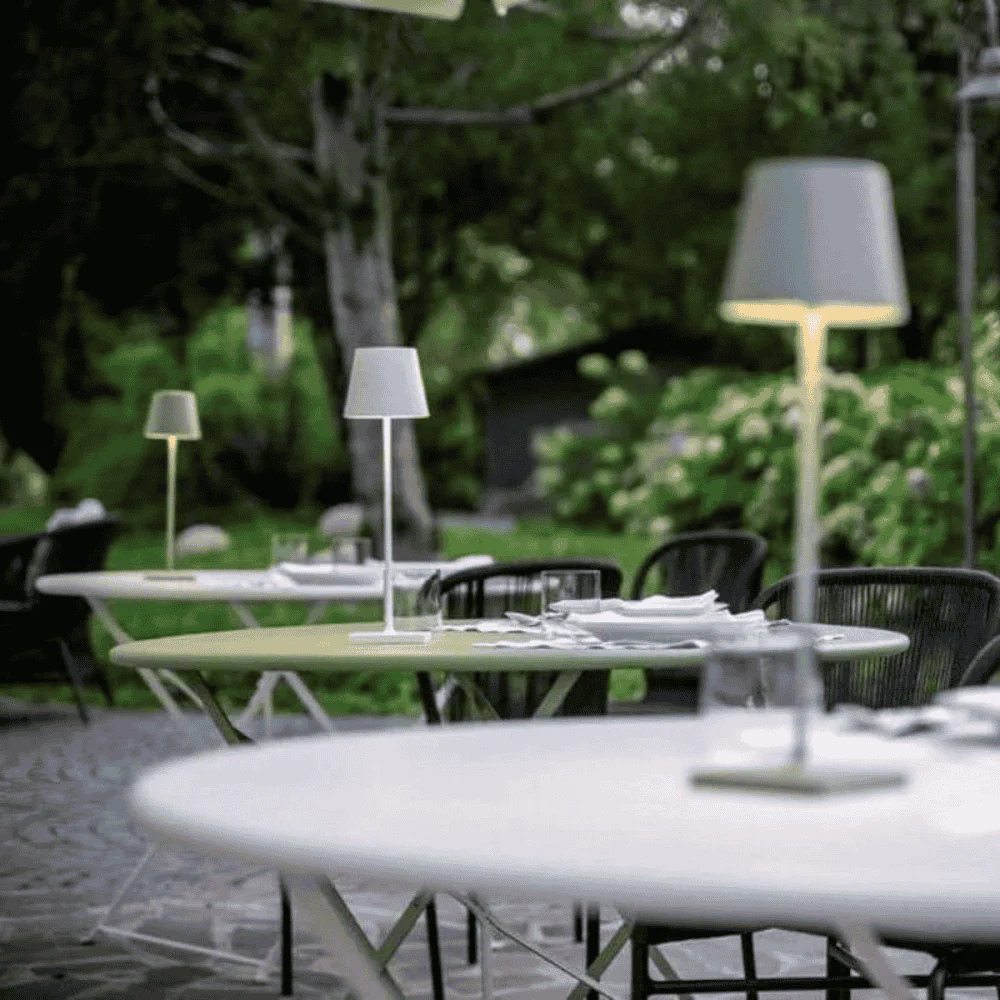 Scandinavian Modern LED Wireless Table Lamp - Rechargeable & Cordless