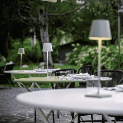 Scandinavian Modern LED Wireless Table Lamp - Rechargeable & Cordless