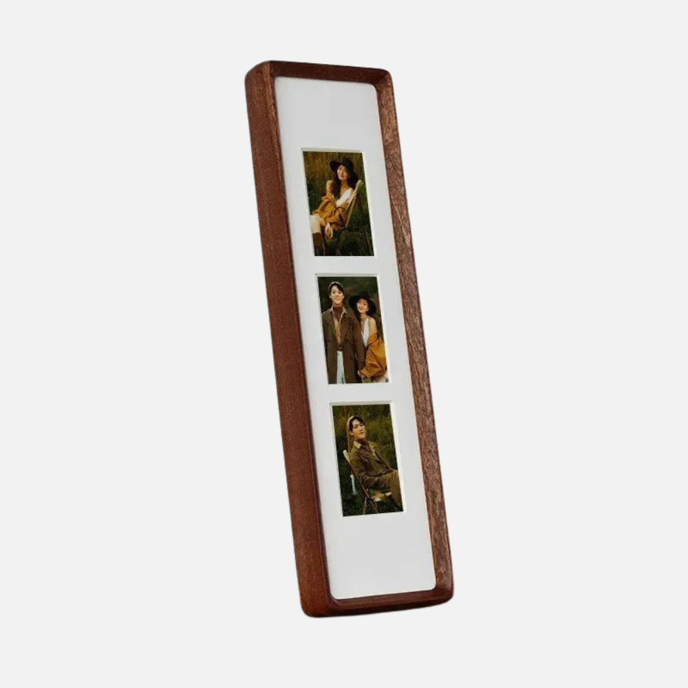 Long Wooden Picture Frame, 3 Or 4 Photo Style