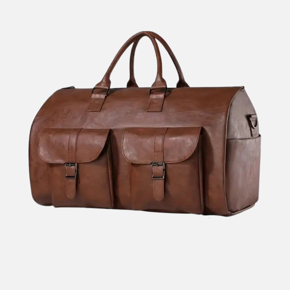 Travel Duffle Bag Convertible Garment Organizer with Trolley Sleeve