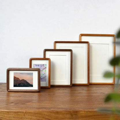 Rectangle Picture Frame, Curved Edge Photo Frame For Office & Home Decor