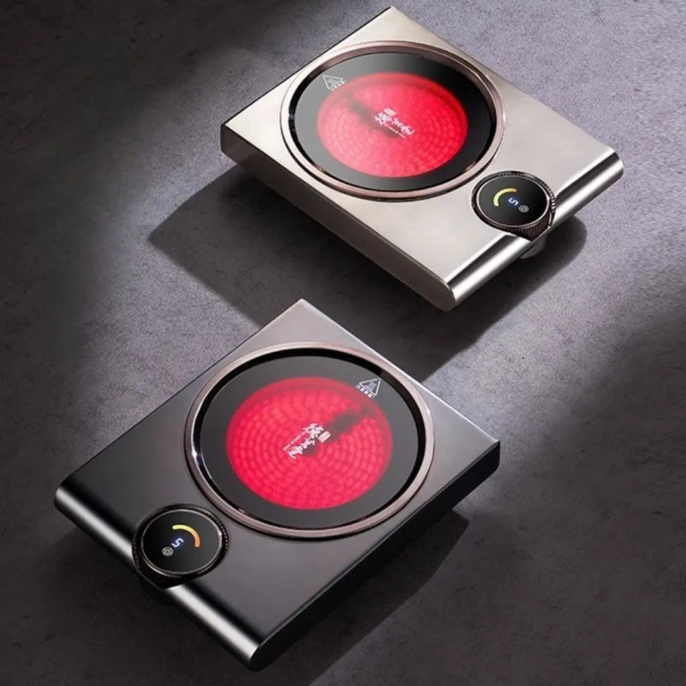 Portable Electric Ceramic Hot Plate - 1000W Power Boiling Water Heater