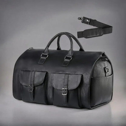 Travel Duffle Bag Convertible Garment Organizer with Trolley Sleeve