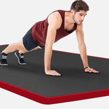 Fitness Mat Mens Thick Yoga Non-Slip Mat For Home Gym