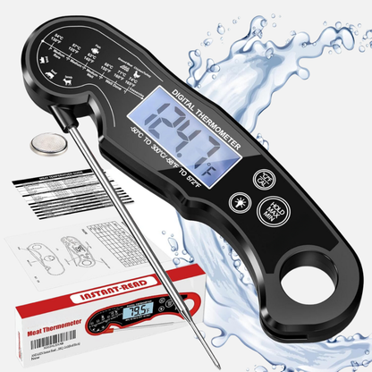 Instant Read Meat Thermometer with Digital Screen and Quick Sensor Probe