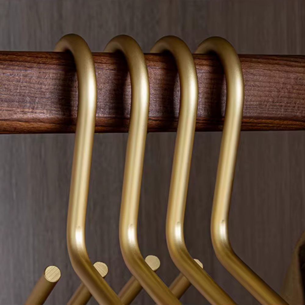 Clothes Hanger Set of 5 Metal Closet Garment Organizers