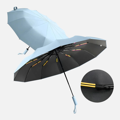 UV Umbrella Automatic Three Folding Double Bone Sun and Rain Protection