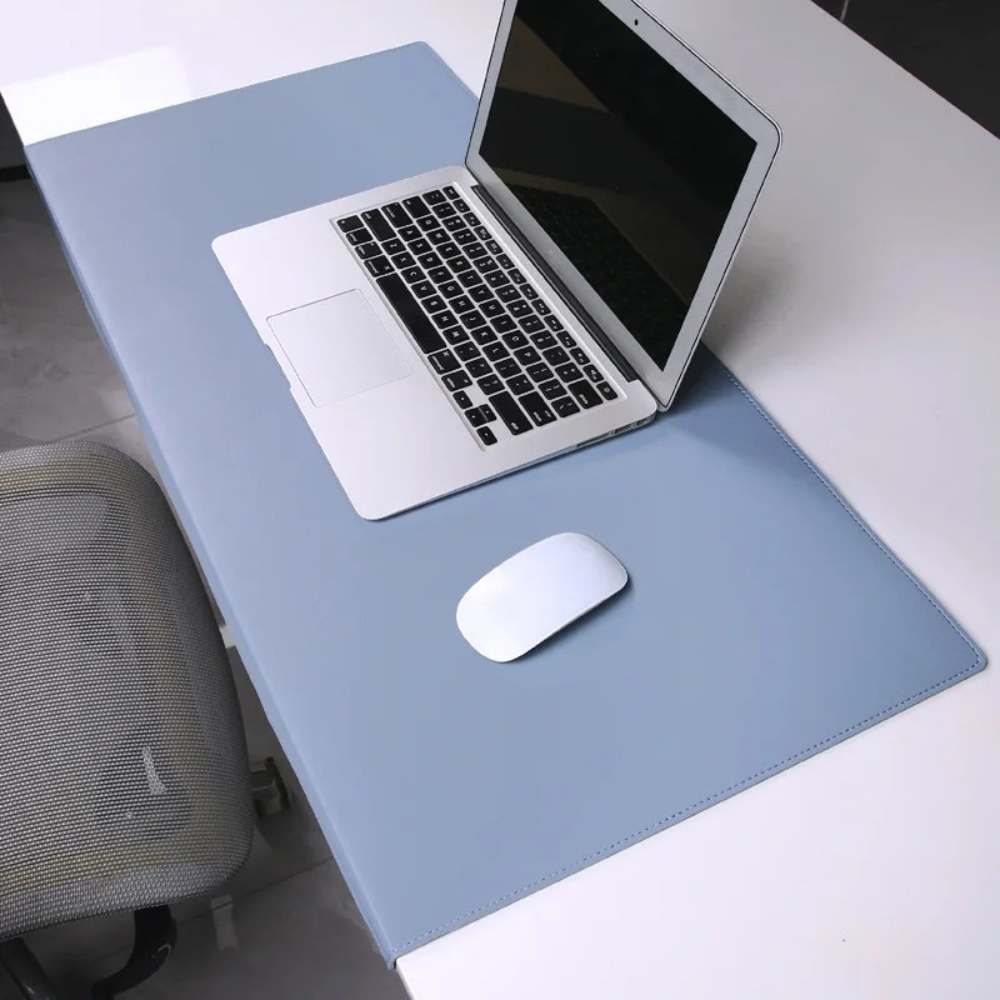 Non-Slip Desk Mat, Lipped Wrist & Elbow Cushion Mouse Pad For Office, Gaming & Work