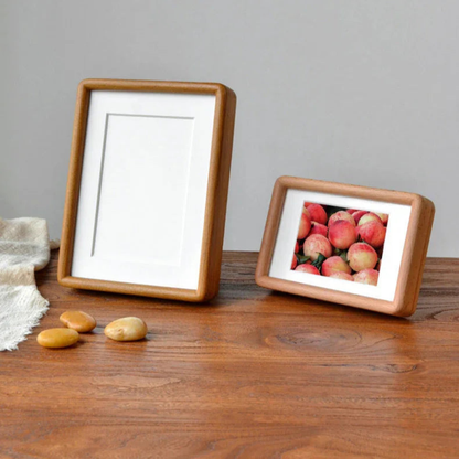 Rectangle Picture Frame, Curved Edge Photo Frame For Office & Home Decor