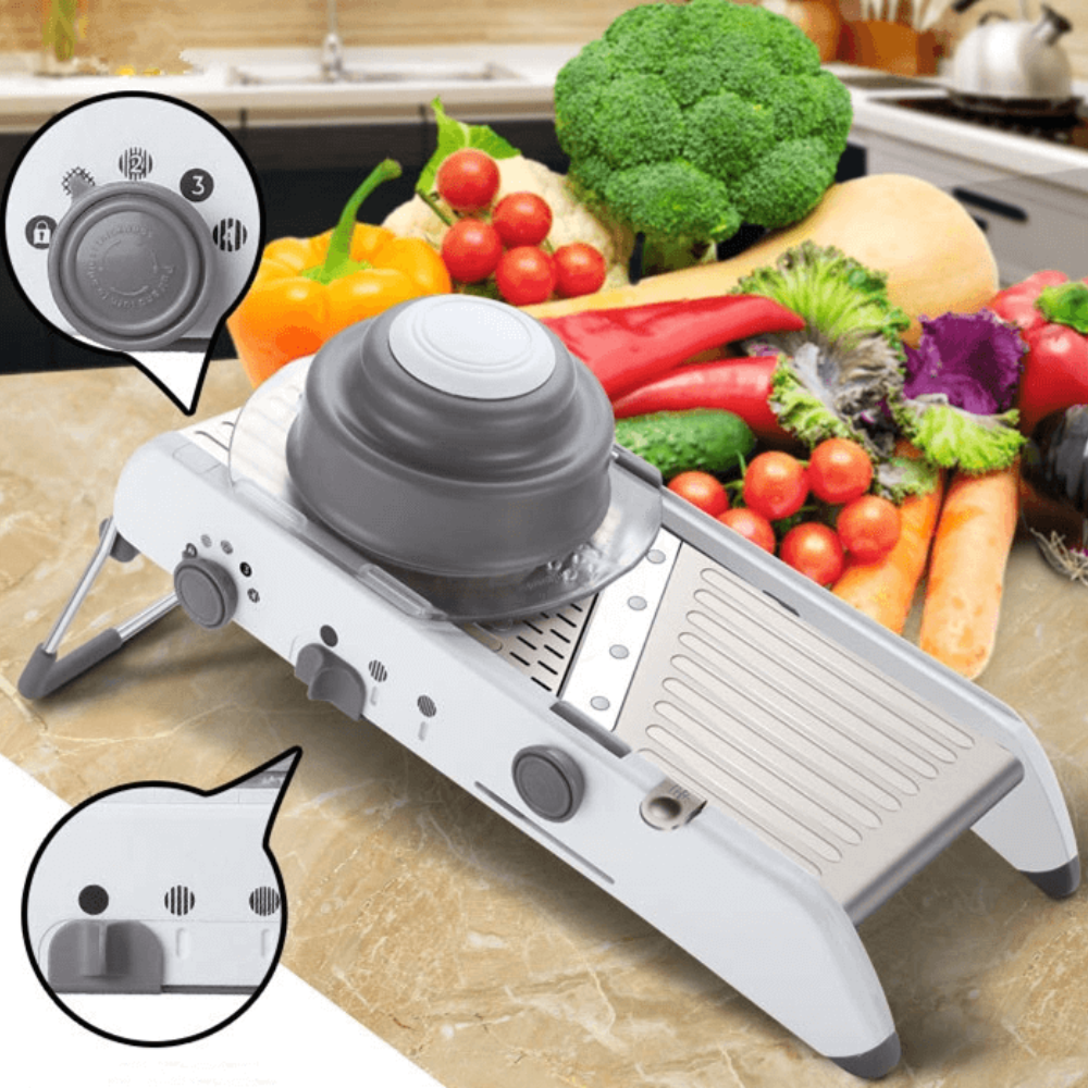 Benriner Mandoline Slicer 18 in 1 Adjustable Stainless Steel Food Cutter
