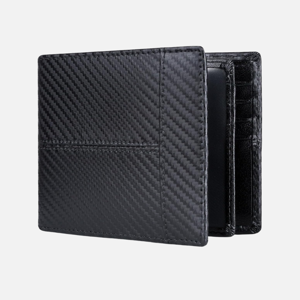 Wallet Bifold Genuine Leather RFID Blocking Multi Card Slot Holder