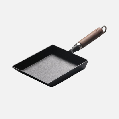 Cast Iron Skillet Pan Rectangular Japanese Tamagoyaki Egg Maker