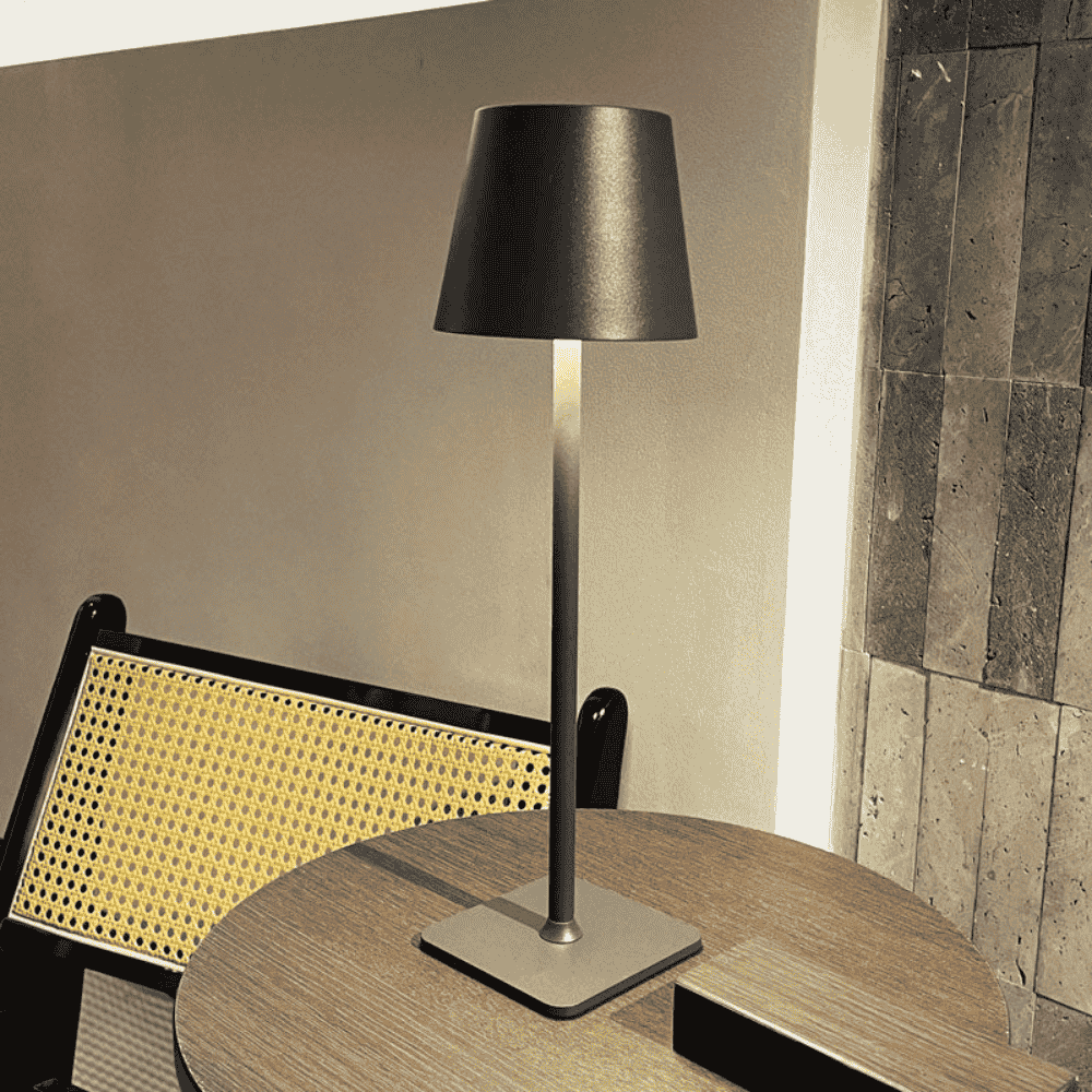 Scandinavian Modern LED Wireless Table Lamp - Rechargeable & Cordless