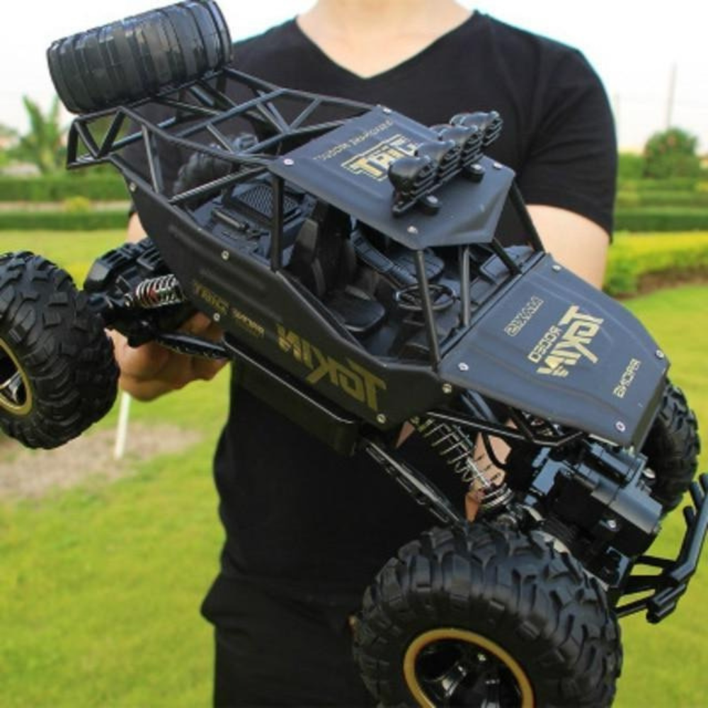 RC Monster Truck Rock Crawler 4x4, Remote Control Car With 50m Range