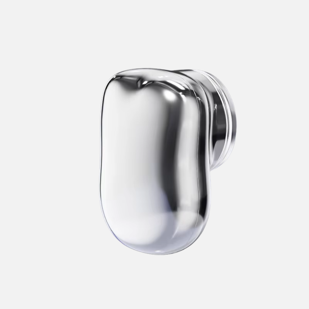 Triple-blade Electric Shaver - Silver & Portable