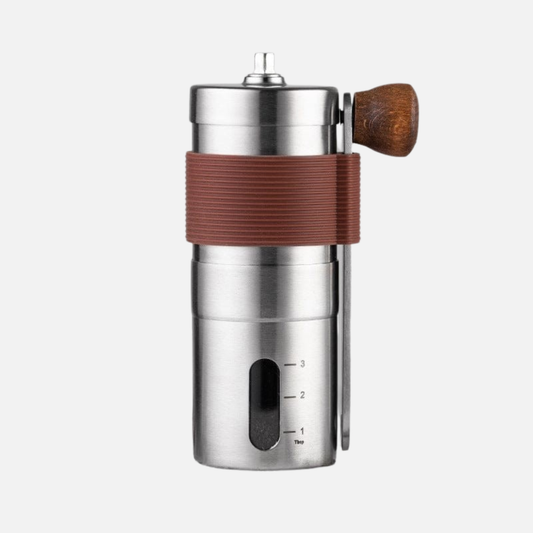 Manual Coffee Grinder - Portable Spice Burr Mill with Detachable Hand Crank