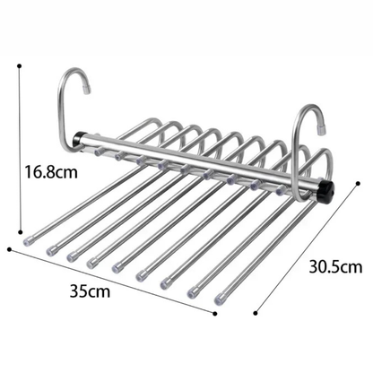 Pants Hanger Closet Organizer Stainless Steel Space Saver