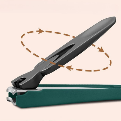 Mens Anti Splash Toenail Clippers, Detachable Stainless Steel Grooming Nail Trimmer