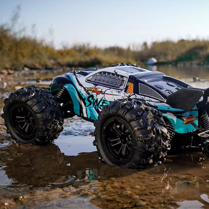 RC Car 1:16 Scale 4WD High Speed Off Road Truck with LED Lights