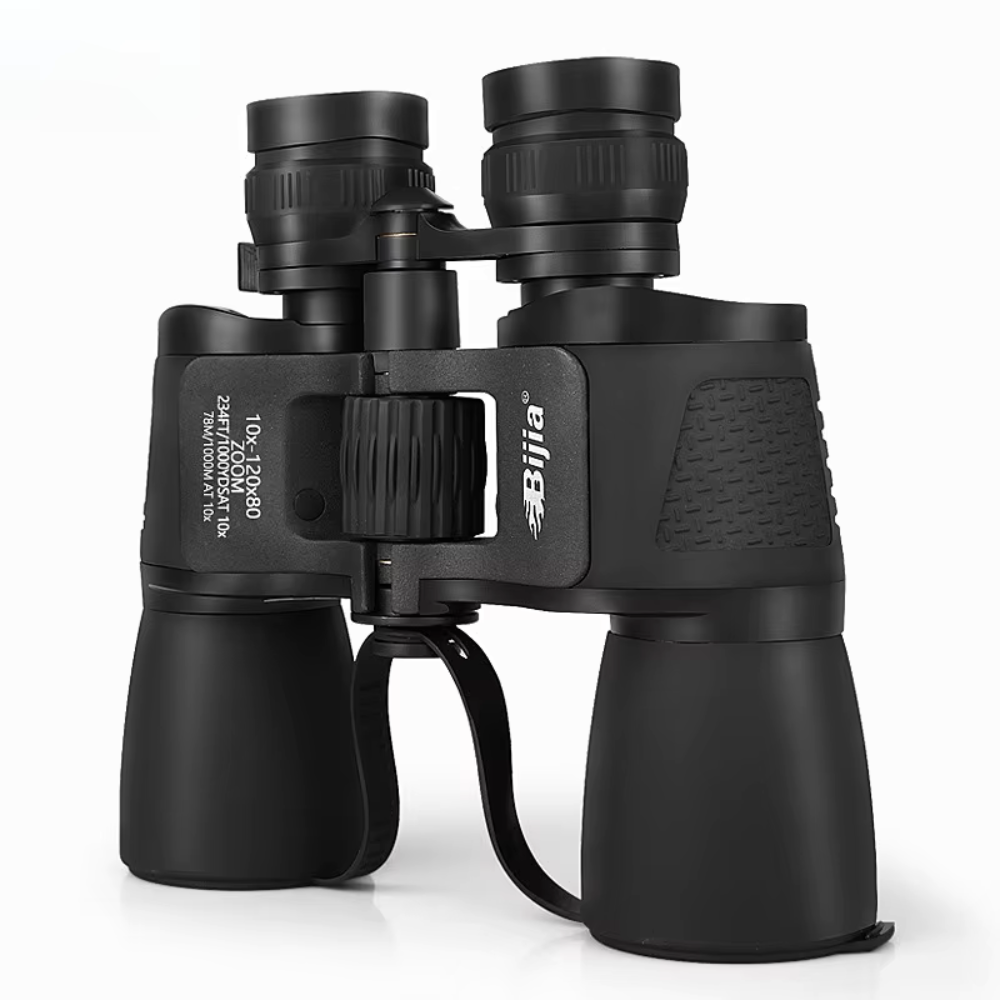 Binoculars with 8-24x Zoom Porro Prism Lens and 50mm Objective Glass