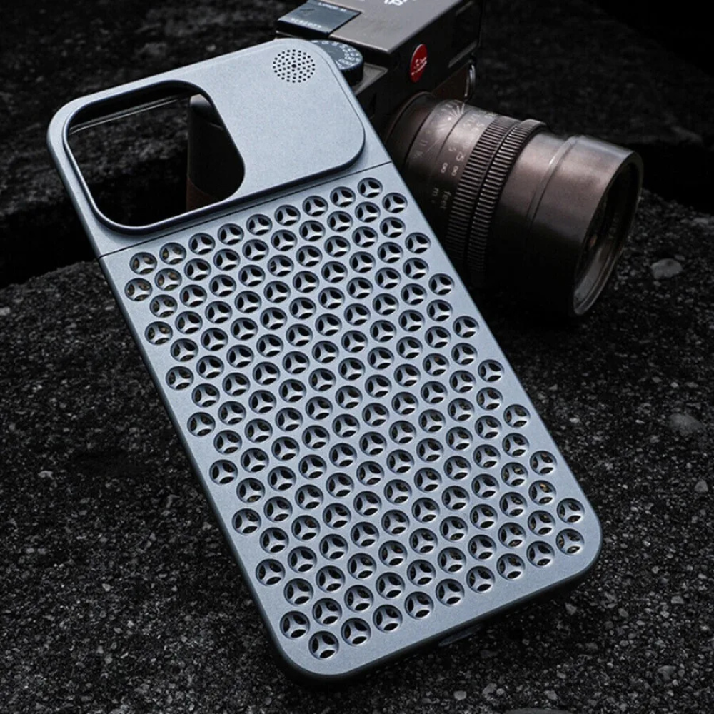 Phone Case Metal Vent Aluminum Alloy for iPhone 13 and 14