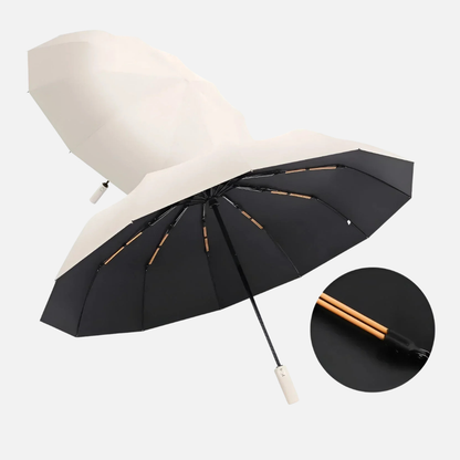 UV Umbrella Automatic Three Folding Double Bone Sun and Rain Protection
