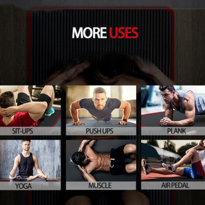 Fitness Mat Mens Thick Yoga Non-Slip Mat For Home Gym