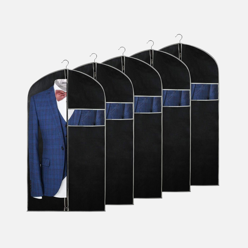 Breathable Garment Storage Cover 10 Pack with Full Length Zipper