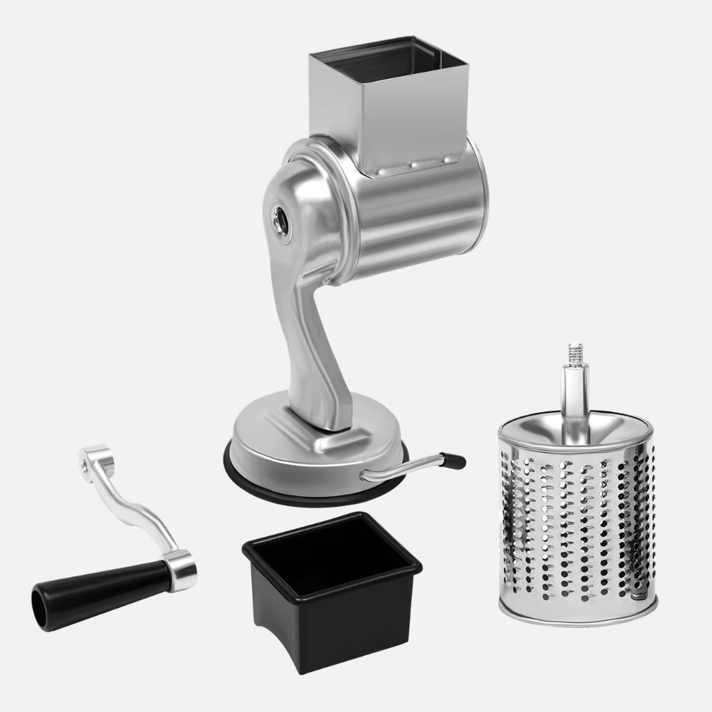 Multi-Functional Kitchen Rotary Food Grater - Five Drum Blades