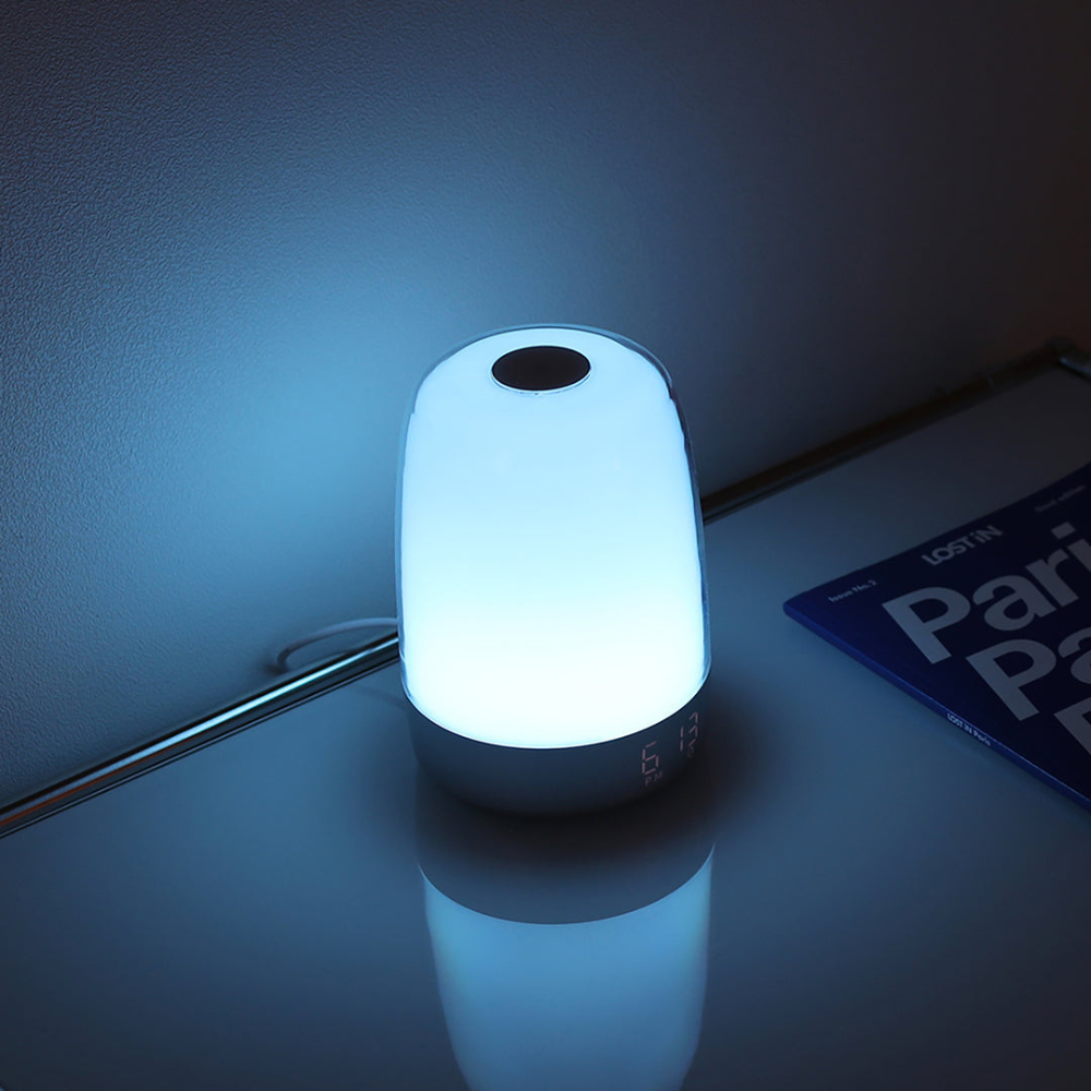 Sunrise Alarm Clock with 30 Minute Wake up Light and Natural Sound Array